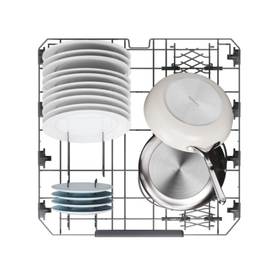 Candy CI 6C4F1PA  teljesen beépíthető mosogatógép, 16 teríték, 3 kosár, inverter motor, Wifi, automatikus ajtónyitás, 59.7x55.5x81.8 cm