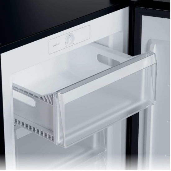 Candy CNUQ2L58EBH fagyasztószekrény, 90L, 54.5x57x86 cm, fekete szín 