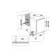 Whirlpool WH8IA15AM6L0 teljesen beépíthető mosogatógép, 3 kosár, 15 teríték, automatikus ajtónyitás, 59.8x55.5x82 cm