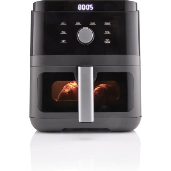 Hisense HAF1800D forrólevegős sütő, 5.7L, 1850W, fekete szín 