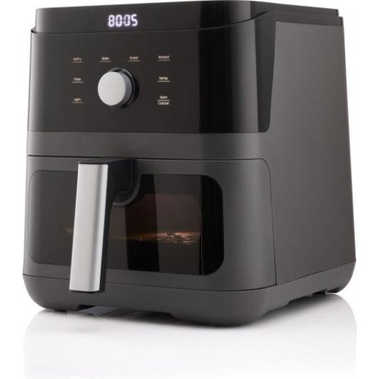 Hisense HAF1800D forrólevegős sütő, 5.7L, 1850W, fekete szín 