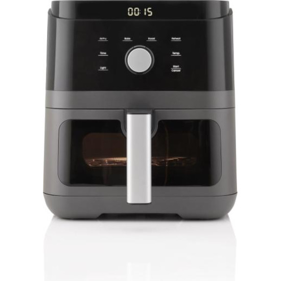 Hisense HAF1800D forrólevegős sütő, 5.7L, 1850W, fekete szín 