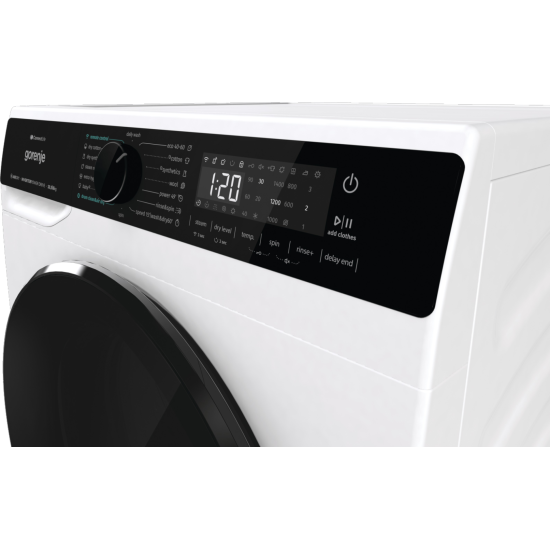 Gorenje WD2PA1X64ADW mosó-szárítógép, 10.5/6 kg, inverter motor, Wifi, gőz, 59.5x59x84.5 cm 