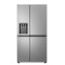 LG GSJC41PYPE side by side hűtőszekrény, 420/221L, Smart Inverter Kompresszor, 91.3x73.5x179 cm, hamvas matt ezüst szín 