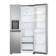 LG GSJC41PYPE side by side hűtőszekrény, 420/221L, Smart Inverter Kompresszor, 91.3x73.5x179 cm, hamvas matt ezüst szín 