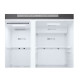 LG GSJC41PYPE side by side hűtőszekrény, 420/221L, Smart Inverter Kompresszor, 91.3x73.5x179 cm, hamvas matt ezüst szín 