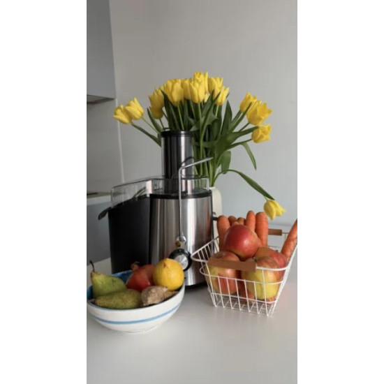 MPM MSO-18M gyümölcscentrifuga, 1000W, ezüst szín 