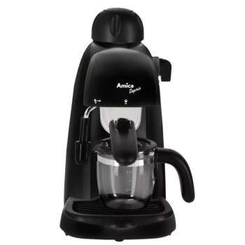 Amica CD 1012 presszó kávéfőző, 800W, 2-4 személyes, fekete szín 