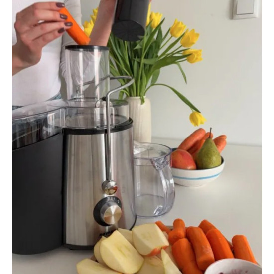 MPM MSO-18M gyümölcscentrifuga, 1000W, ezüst szín 