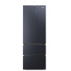 Haier HFW7720ENMB Total No Frost side by side hűtőszekrény, francia ajtós kialakítással, 337/140L, Wifi, 70x67.5x200.6 cm, fekete szín 