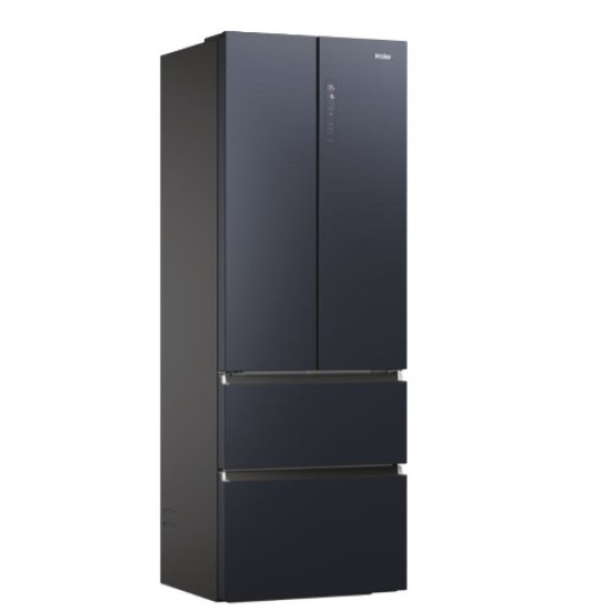 Haier HFW7720ENMB Total No Frost side by side hűtőszekrény, francia ajtós kialakítással, 337/140L, Wifi, 70x67.5x200.6 cm, fekete szín 