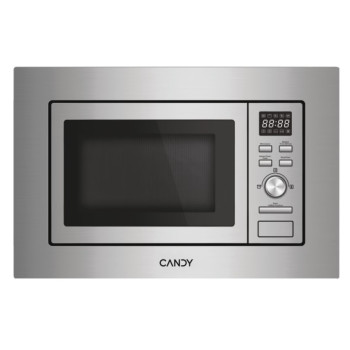 Candy CA38FMW8NG beépíthető mikrohullámú sütő, 17L, 1000W, 59.5x32x38.2 cm, ezüst szín
