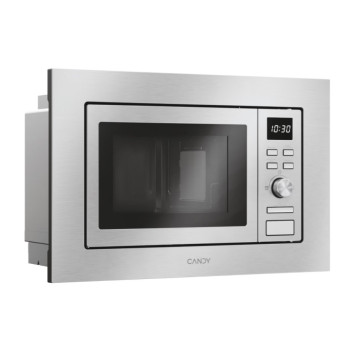 Candy CA38FMW8NG beépíthető mikrohullámú sütő, 17L, 1000W, 59.5x32x38.2 cm, ezüst szín