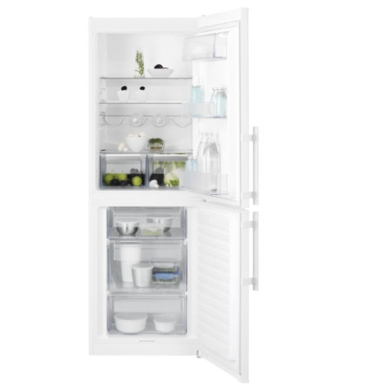 Electrolux ENH6000W alulfagyasztós kombinált hűtőszekrény 195/110l, 59.5 X 64,7 X 175 cm
