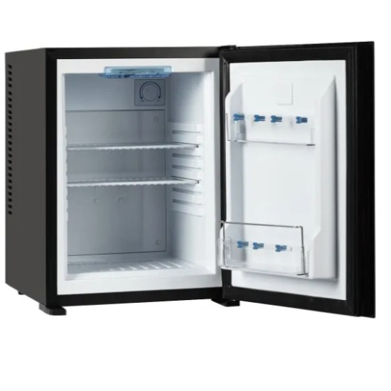 MPM MPM-30-MBS-06L termoelektromos mini hűtő beépítési lehetőséggel,40x43x53 cm, fekete szín 