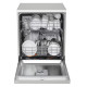 LG DF142FV mosogatógép, 14 teríték, inverter motor, 60x60x85 cm, prime ezüst szín 