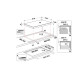 Whirlpool WEX9024DCFF beépíthető indukciós kerámialap, 100x57x5.4 cm, fekete szín
