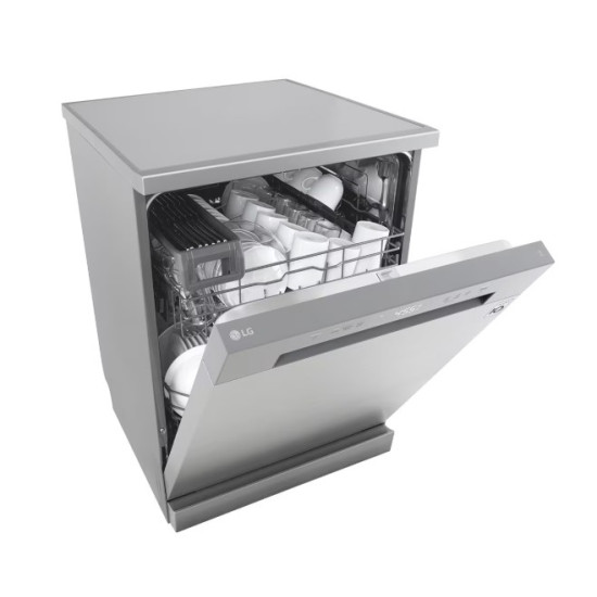 LG DF142FV mosogatógép, 14 teríték, inverter motor, 60x60x85 cm, prime ezüst szín 