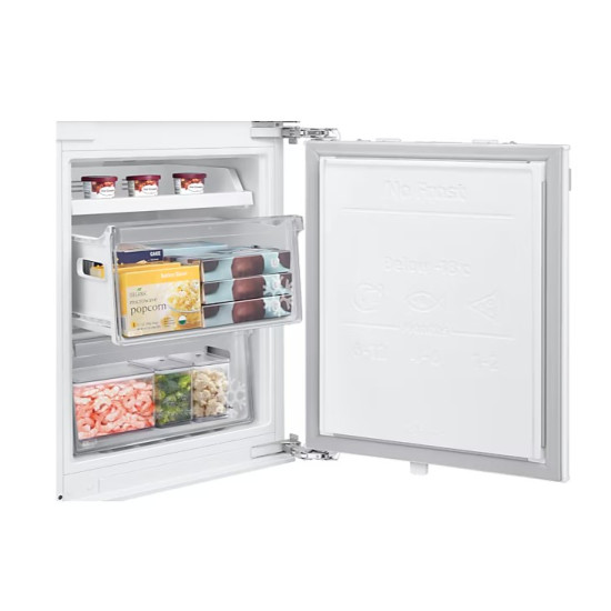 Samsung BRB70F26CEF0EO No Frost beépíthető alulfagyasztós kombinált hűtőszekrény, WIFI, 193/74L, 54x55x177.5 cm 