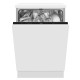 Amica DIM61E5qN teljesen beépíthető mosogatógép, 12 teríték, inverter motor, 59.8x55x81.5 cm
