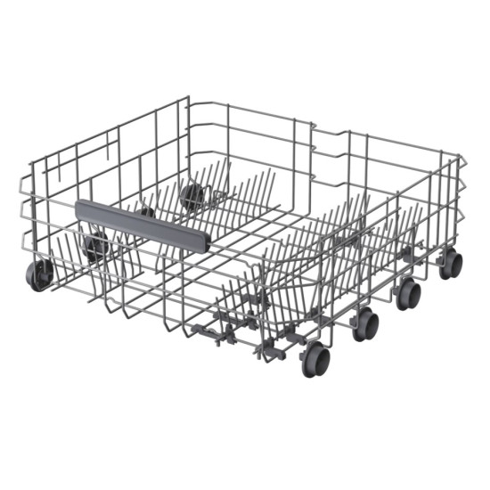 Haier HTW7720ENMP No Frost alulfagyasztós kombinált hűtőszekrény, 343/140L, Wifi, 70x67.5x200.6 cm, szürke szín 