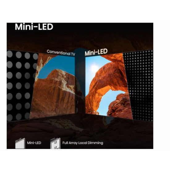 Hisense 50U7Q 4K UHD Smart MINI ULED TV, 50", 127 cm