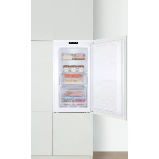 Amica BZ138.4i(E) beépíthető fagyasztószekrény, 100L, 54x54x87.5 cm