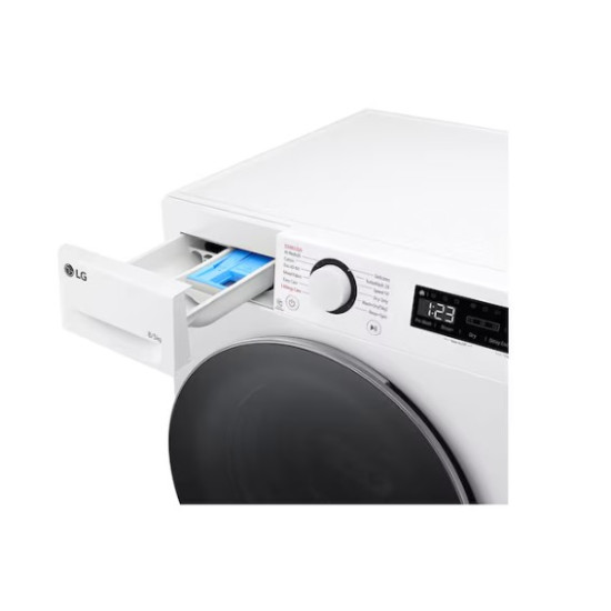 LG F2DR508S1W mosó-szárítógép, 8/5 kg, gőz, 60x53.5x85 cm