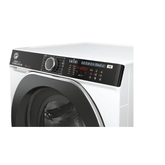 Hoover HWP 49AMBC7/1-S elöltöltős mosógép, 9 kg, inverter motor, Wifi, gőz, 60x53x85 cm