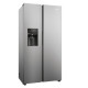 Haier HSR3918EIMP No Frost side by side hűtőszekrény, 337/178L, Dual Inverter Kompresszor, 90.8x65.9x177.5 cm, platina inox szín 