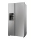 Haier HSR3918EIMP No Frost side by side hűtőszekrény, 337/178L, Dual Inverter Kompresszor, 90.8x65.9x177.5 cm, platina inox szín 