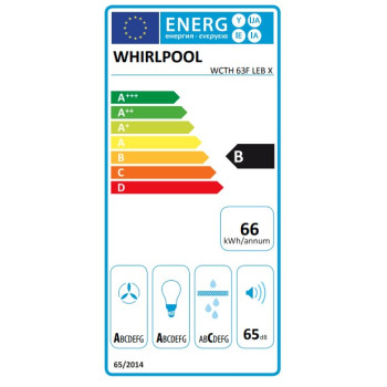 Whirlpool WCTH 63F LEB X kürtőbe építhető konyhai elszívó, 51.4x28.3x25.1 cm, inox szín 