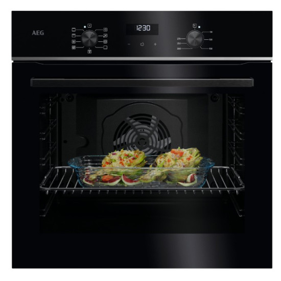 AEG TU5AB21FSB beépíthető sütő, 72L, 59.6x56.9x59.4 cm, fekete szín 