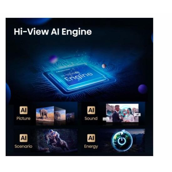 Hisense 65U7Q 4K UHD ULED MiniLED Smart AI TV, 65", 165.1 cm