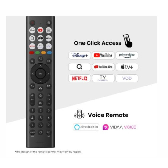 Hisense 75E7QPRO 4K UHD Smart QLED TV, 75", 190.5 cm 