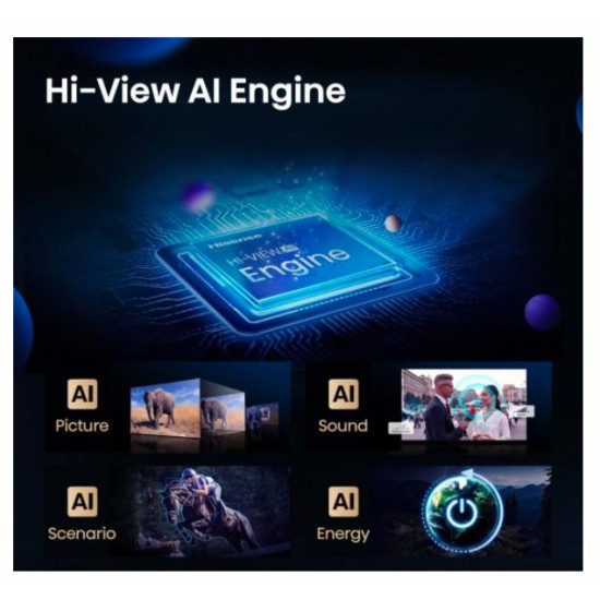 Hisense 75U7Q 4K UHD ULED MiniLED Smart AI TV, 75", 190.5 cm