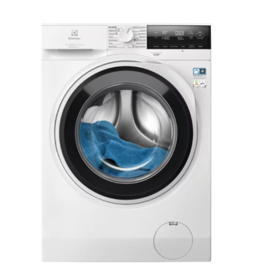 Electrolux EW7F3484UE elöltöltős mosógép, 8 kg, gőz, ökoinverter motor, 59.6x60.1x84.7 cm