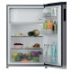 Candy CNOQ2S58EX egyajtós hűtőszekrény fagyasztóval, 100/14L, 54.5x56.2x85 cm, inox szín 