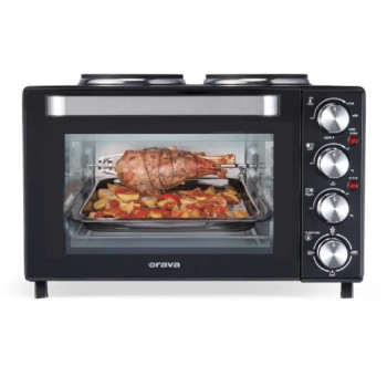 Orava ELEKTRAX30 30L mini sütő 2db főzőlappal 