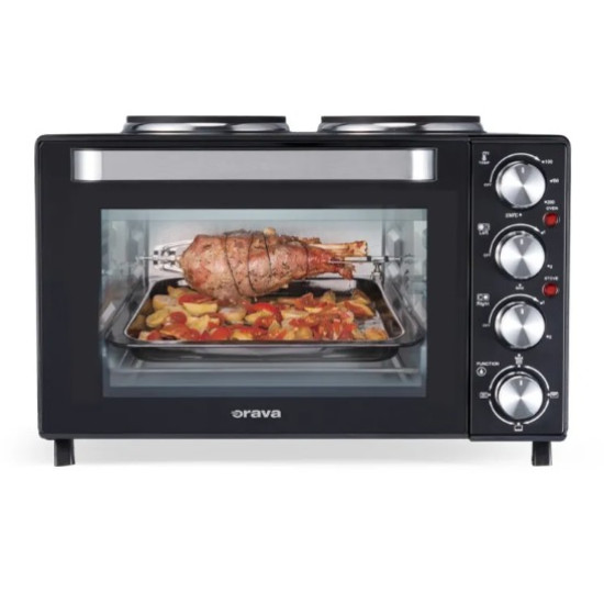 Orava ELEKTRAX30 30L mini sütő 2db főzőlappal 