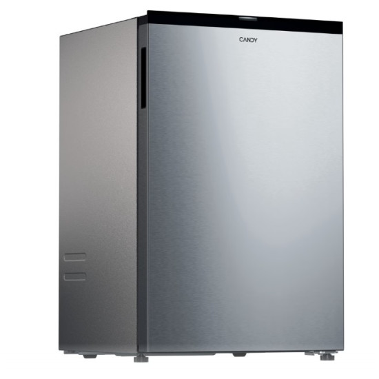 Candy CNOQ2S58EX egyajtós hűtőszekrény fagyasztóval, 100/14L, 54.5x56.2x85 cm, inox szín 