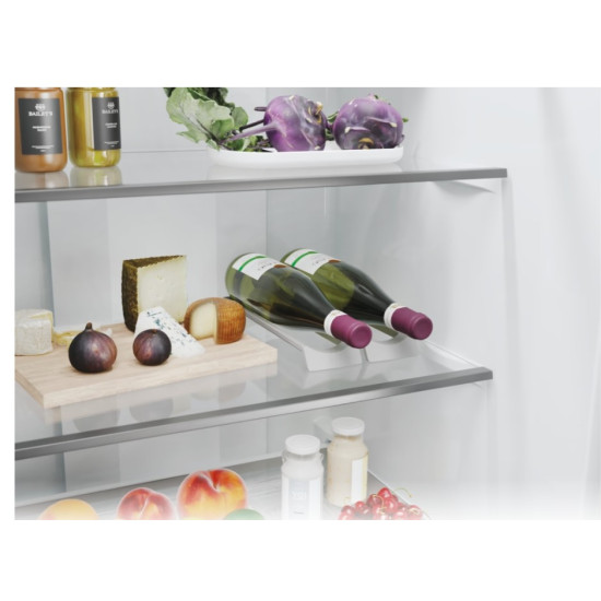 Candy CNCQ2T518EX No Frost alulfagyasztós kombinált hűtőszekrény, 197/82L, Wifi, 54.5x60.2x182.5 cm, inox szín 