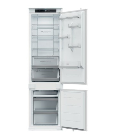 Haier EHBQW5519E Total No Frost beépíthető alulfagyasztós kombinált hűtőszekrény, Wifi, 211/73L, 54x55.5x193.5 cm