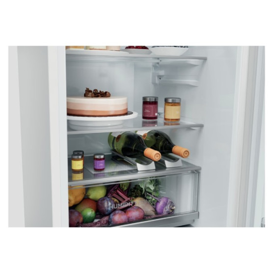 Haier EHBQW5519E Total No Frost beépíthető alulfagyasztós kombinált hűtőszekrény, Wifi, 211/73L, 54x55.5x193.5 cm