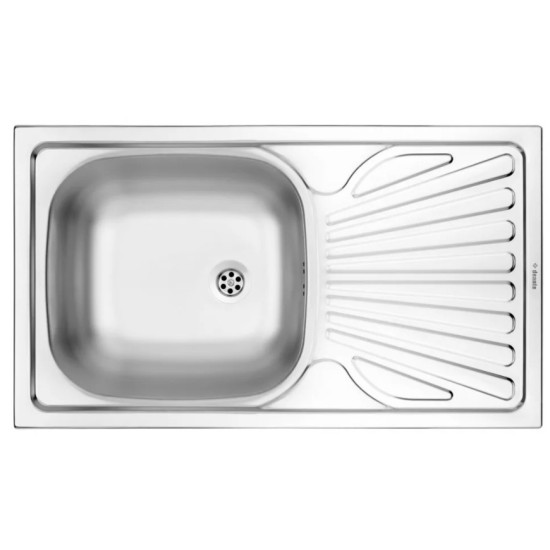 Deante ZMU 0110 1 medencés mosogató csepegtetővel, 43.5x15x76 cm, 5907650845720, szatén szín