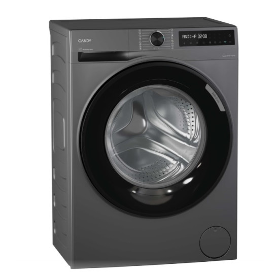 Candy BR 48SBL6G-S elöltöltős mosógép, 8 kg, Wifi, gőz , inverter motor, 60x49x85 cm, antracitszürke szín 
