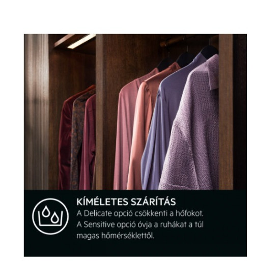 AEG TR819P4E hőszivattyús szárítógép, 9kg, inverter motor, 59.6x63.8x85 cm