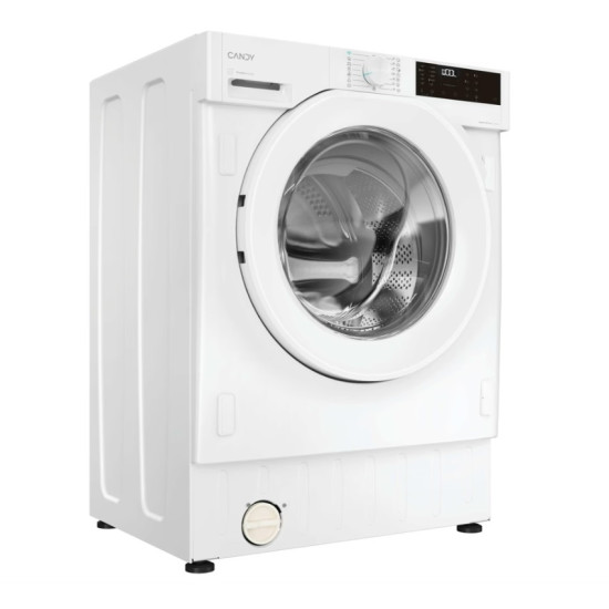 Candy BC449M4D8J-S beépíthető elöltöltős mosógép, 9 kg, Wifi, inverter motor, 60x52.5x82 cm