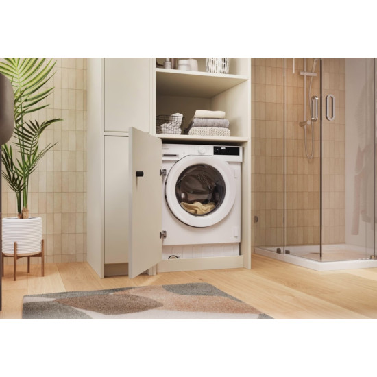 Candy BC4S69M6D8J-S beépíthető elöltöltős mosógép, 9 kg, gőz, inverter motor, Wifi, 60x52.5x82 cm 