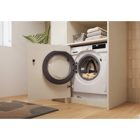 Candy BC4S69M6D8J-S beépíthető elöltöltős mosógép, 9 kg, gőz, inverter motor, Wifi, 60x52.5x82 cm 